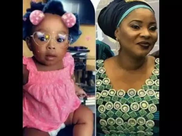 Video: Daughter Left Behind By Latest Actress Moji Olaiya Is A Year Old. See What The Little Angel Looks Like